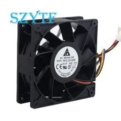 12V 12038 4.8A PFC1212DE 120mm Super Large Wind Volume Double Ball Bearing Violent 4-Wire Cooling Fan For Delta