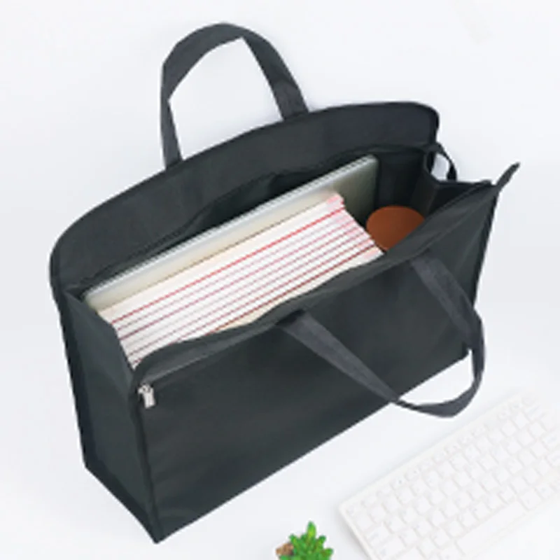 HUAJIE 1PCS A3 กระเป๋าเอกสารผ้า Oxford – กระเป๋ากันน้ําความจุขนาดใหญ่สําหรับแล็ปท็อปขนาด 16 นิ้ว, iPad, ท่องเที่ยวและธุรกิจ