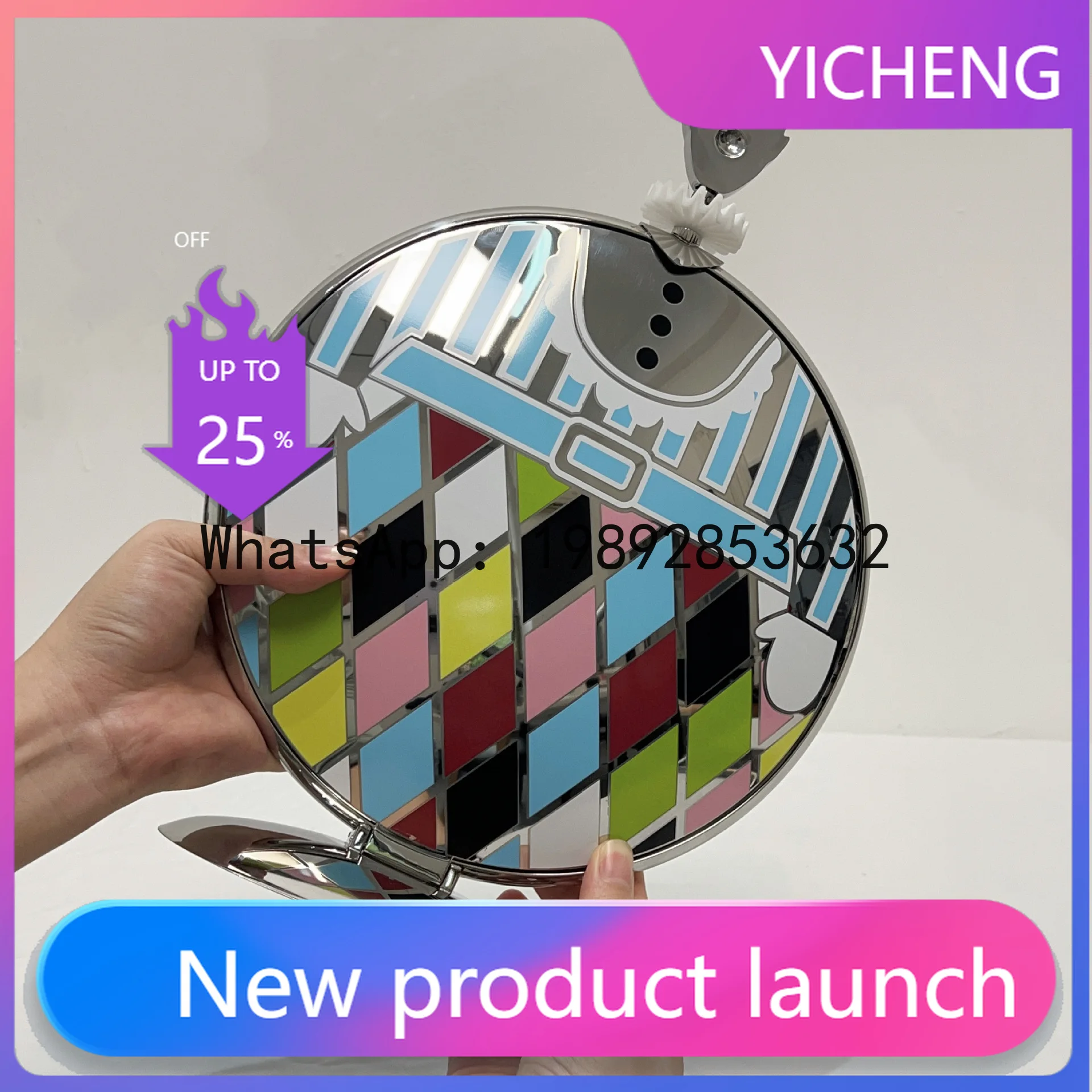 

Round fat storage cake stand foldable creative accessible luxury dessert plate exquisite ornaments