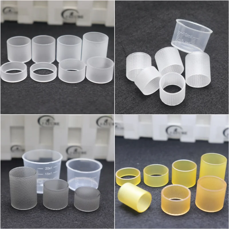 FATUBE PCTG PEI gobelets à mesurer à Tube brillant/Knurling pour Dvarw Q16 PRO Bishop diplomate Kuma K5K Flash E MOKA Mea Culpa Era