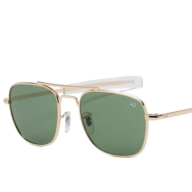Fashion Aviation AO Sunglasses Men  luxury Brand Designer Sun Glasses For Male American Army Military Optical Glass Lens Oculos