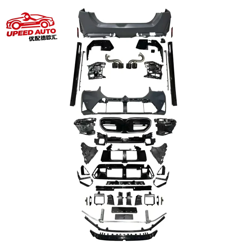 

Suitable for STLF High quality Car LED Grille Body kit Bmws 5 Series G60 G68 Upgrade to M5 Sport Version Front Rear Bumper