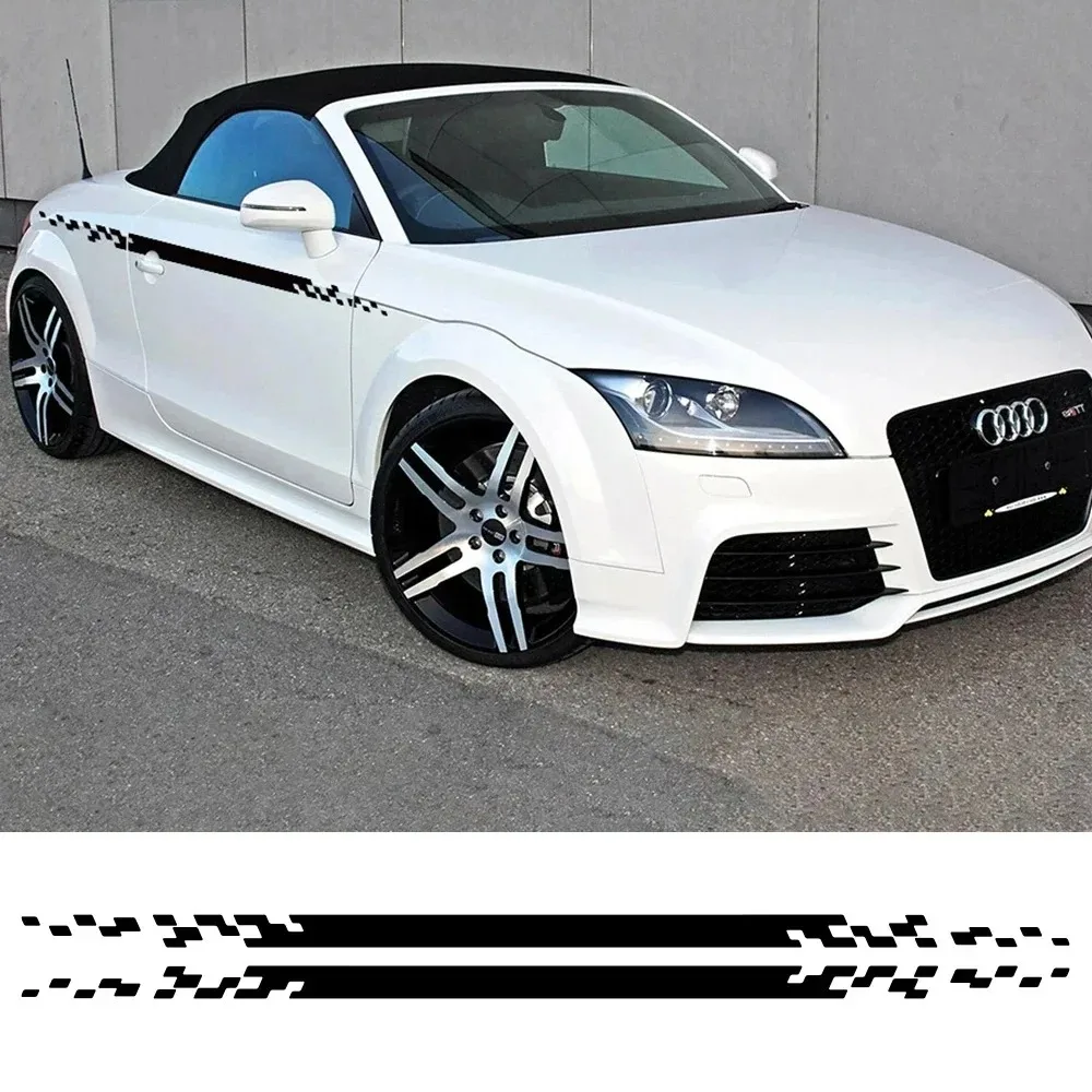 

Car Sticker Waist Line Stripes Vinyl Decals Trims Scratch-resistant Accessories For Audi TT 8N MK1 MK2 8J Coupe MK3 8S Roadster