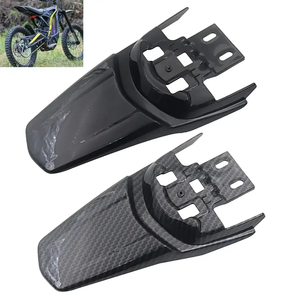 for Surron Parts Ebike Dirt Bike Frame Motorcycle Fender Carbon Fiber Enduro Pitbike Rear Mudguard Accessories Light Bee X S