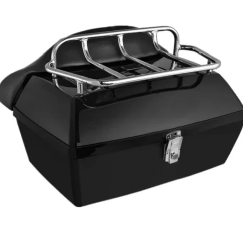 

Suitable for TR300/HJ300-3A Motorcycle Trunk 48-liter Cargo Box Large Backrest + Luggage Rack