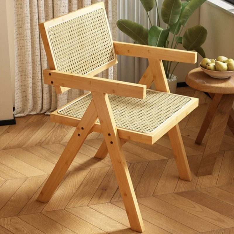 

Stable Rattan Chair Cafe Camping Office Hotel Balcony Homestay Chandigarh Dining Chair
