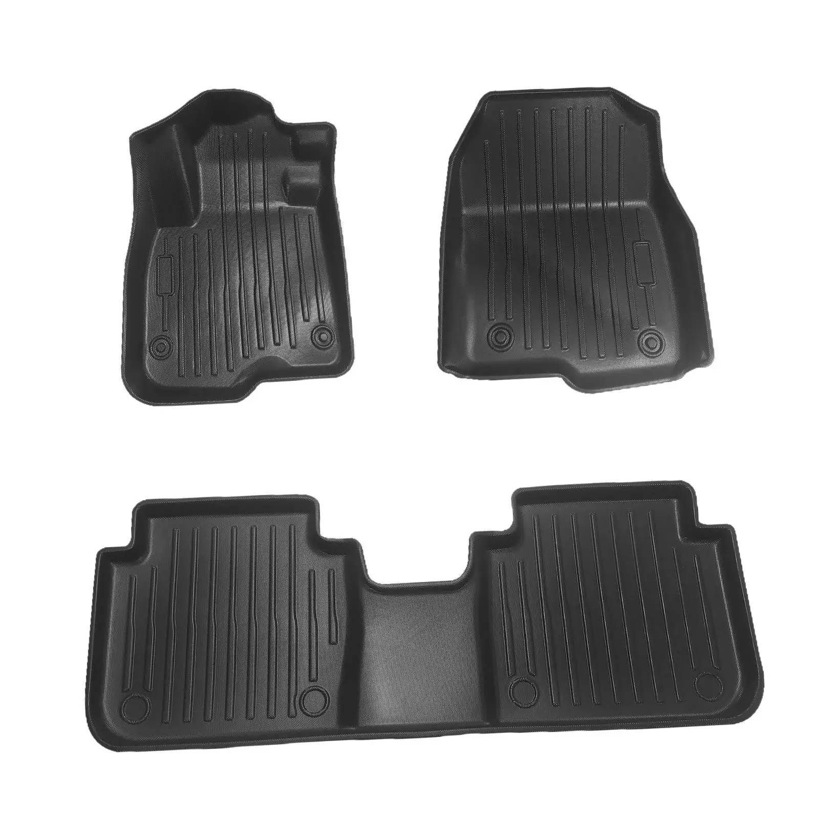 

Car Floor Mats Waterproof TPE Accessories 1ST and 2ND Row Full Cover Protection Wear Resistant All Season Floor Liners