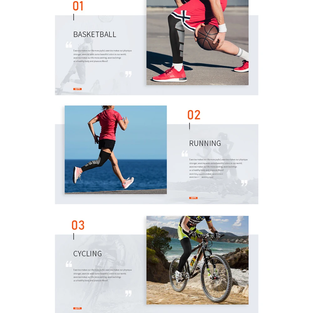 1Pcs Long Compression Leg Sleeves for Women Men,Comfortable & Non-Slip UV Protection Leg Knee Braces Supports for Sports Cycling