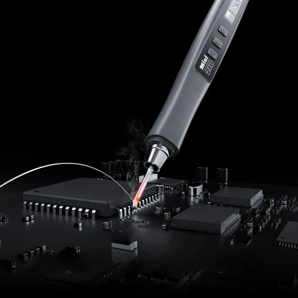 Mini210 Умный беспроводной паяльный инструмент Портативный беспроводной контроль температуры Комплект сварочной паяльной станции ﻿