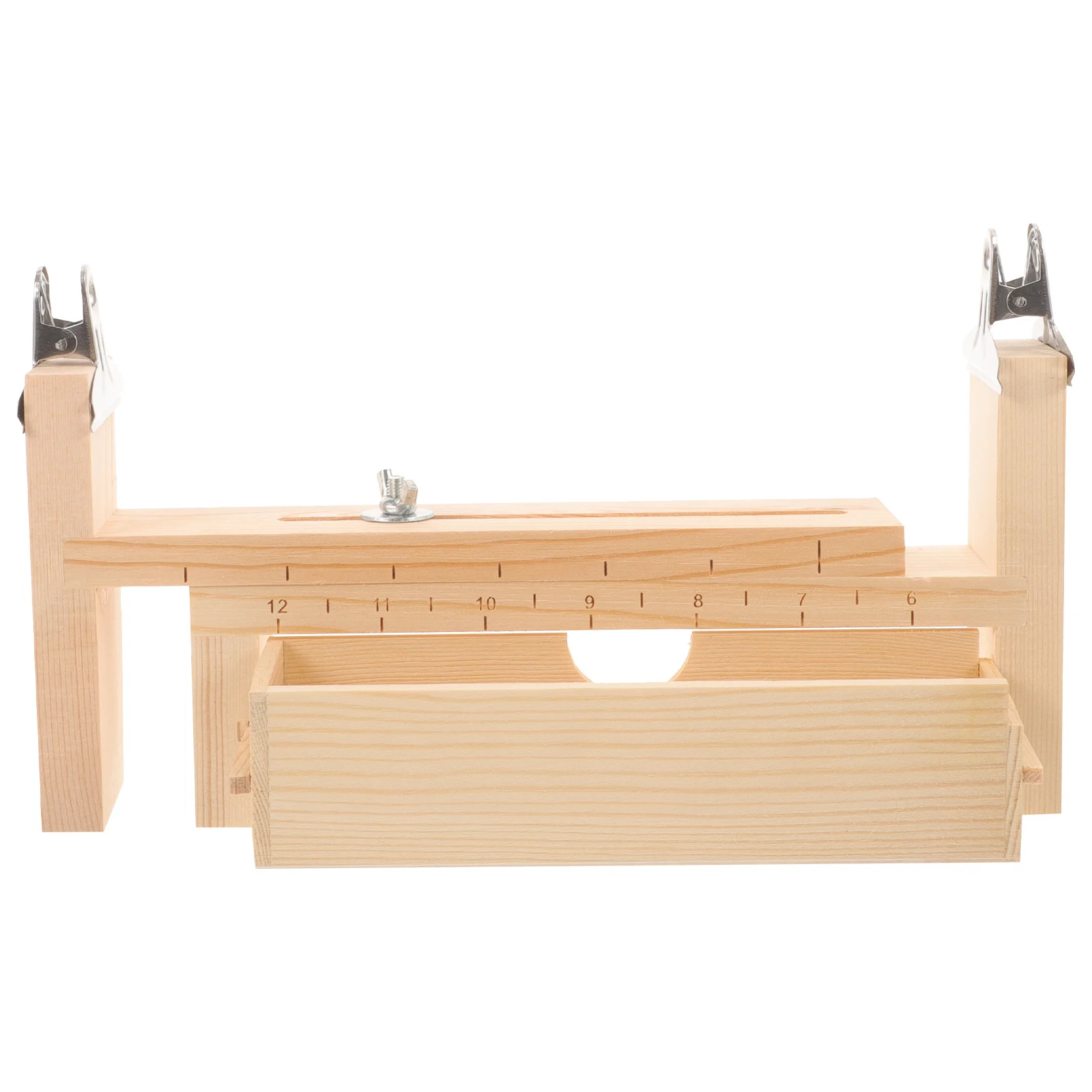 

1 set 1 Set Bracket Kit Wood Wrist Rope Maker Diy Bracelet Braiding Tool Lanyards Weaving Craft Weaving Rope Kit Diy Craft Tool