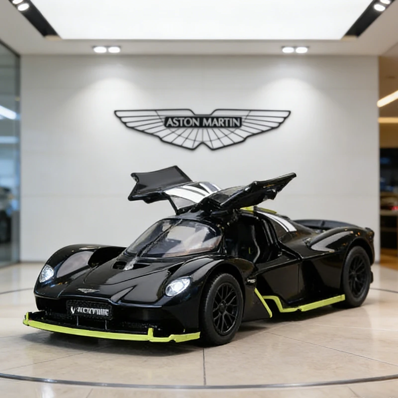 

1:39 Aston Martin Valkyrie Supercar Alloy Car Diecasts & Toy Vehicles Car Model Miniature Scale Model Car For Children