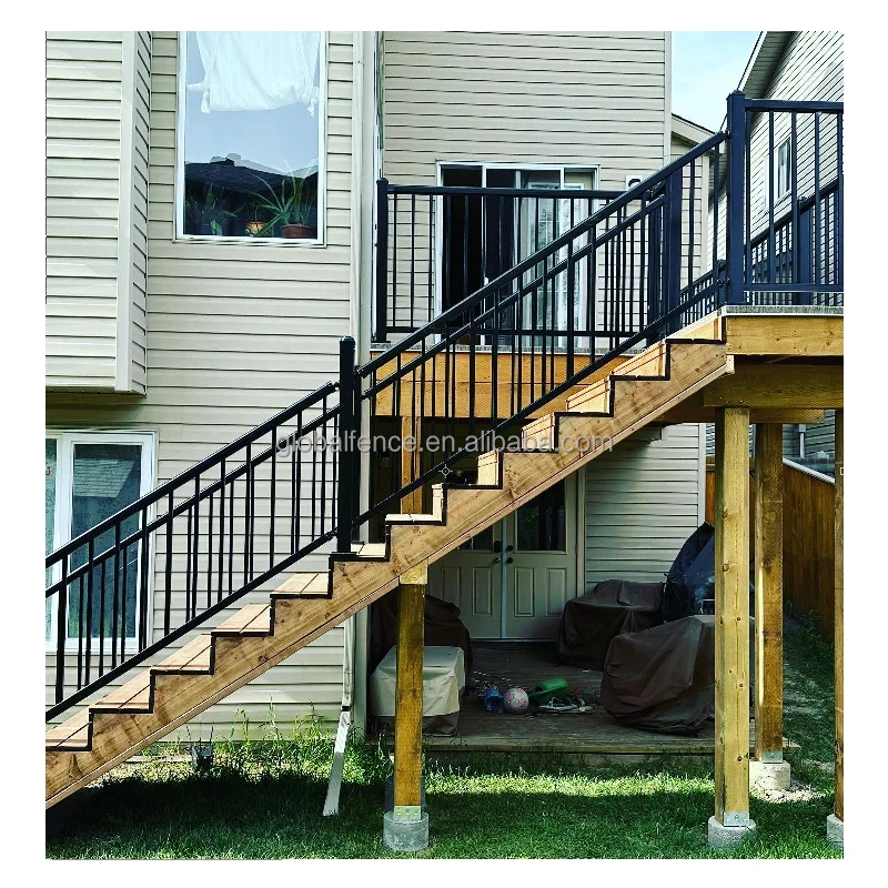 custom.Reilbu Supplier Security  Outdoor Balustrade Stair Handrails Balcony Aluminium Railing