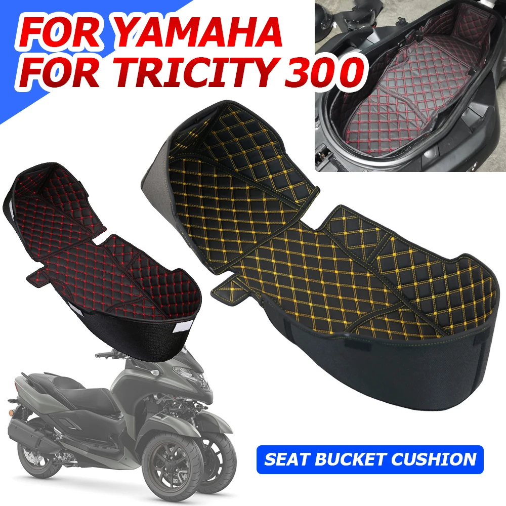 

For Yamaha TRICITY 300 TRICITY300 Motorcycle Accessories Rear Trunk Cargo Liner Protector Seat Bucket Pad Storage Luggage Inner