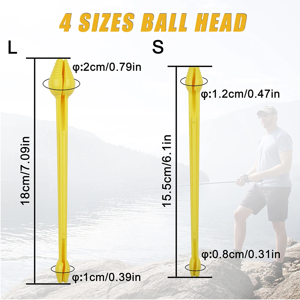 Desgorger de anzuelo plástico herramienta útil para pesca - imagen 5