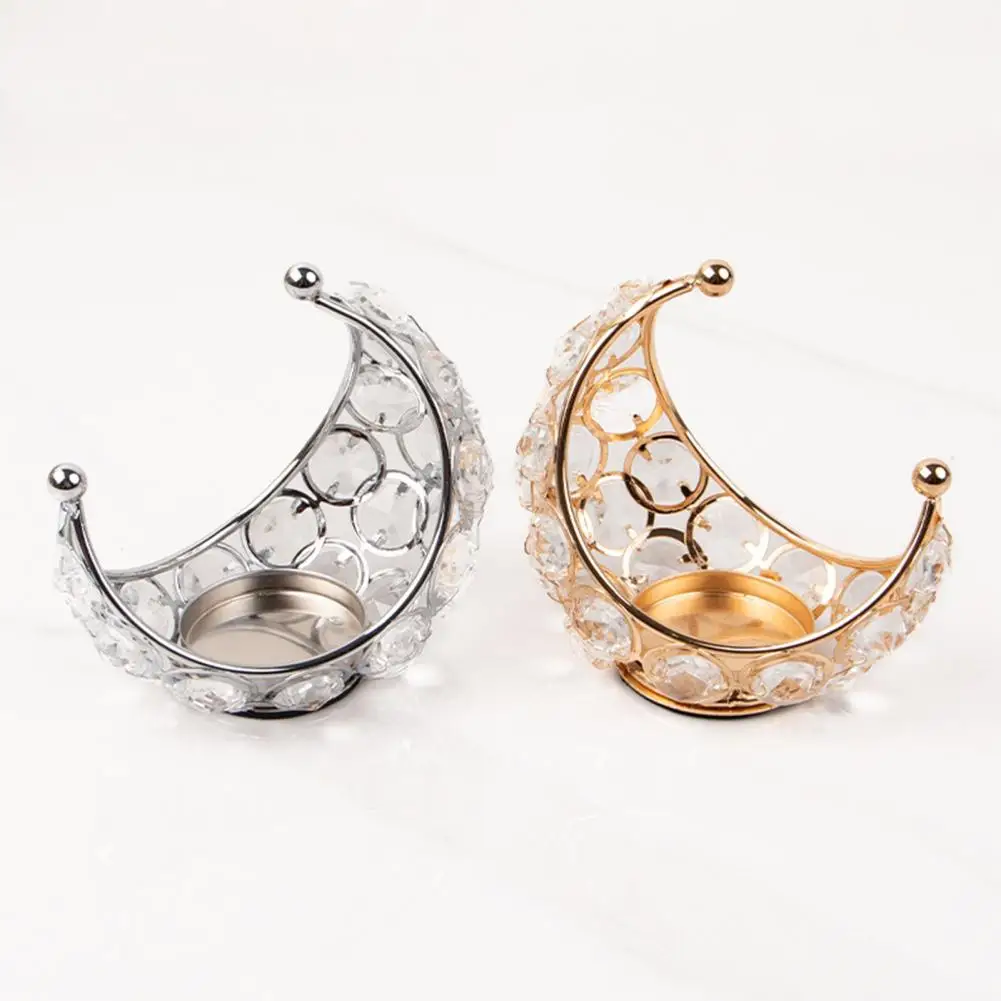 

Rustic Candle Holder Candle Holder Metal Moon Tealight Candle Holders for Table Centerpieces Wedding Party Decor Home Accents