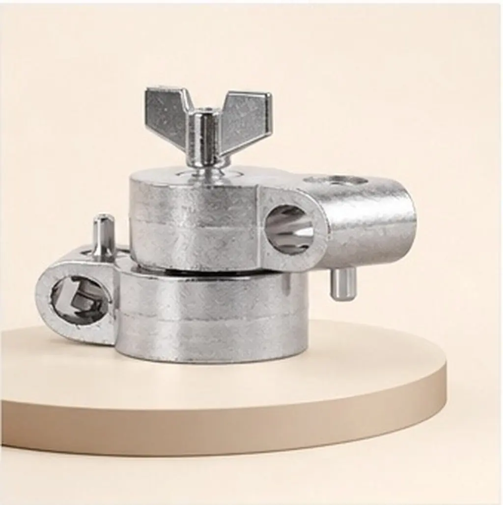 Heavy-Duty Zinc Cymbal Stack Adapter Enhances Functionality Easy Install No Tools Required Cymbals Mounting Adapter Drum Set