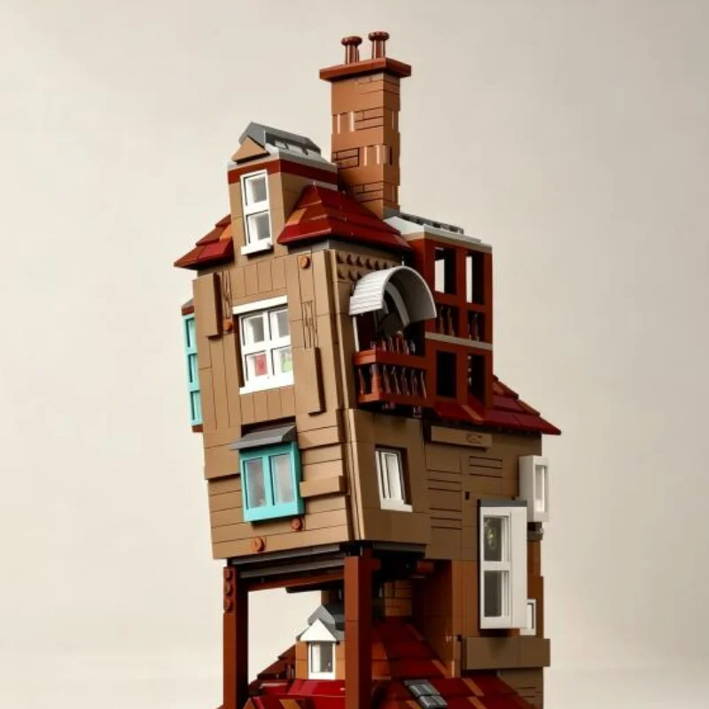2026 New 2405pcs Collector Crooked Story Country Cottage Puzzle Model Building Block Bricks For Birthday Festival Gifts