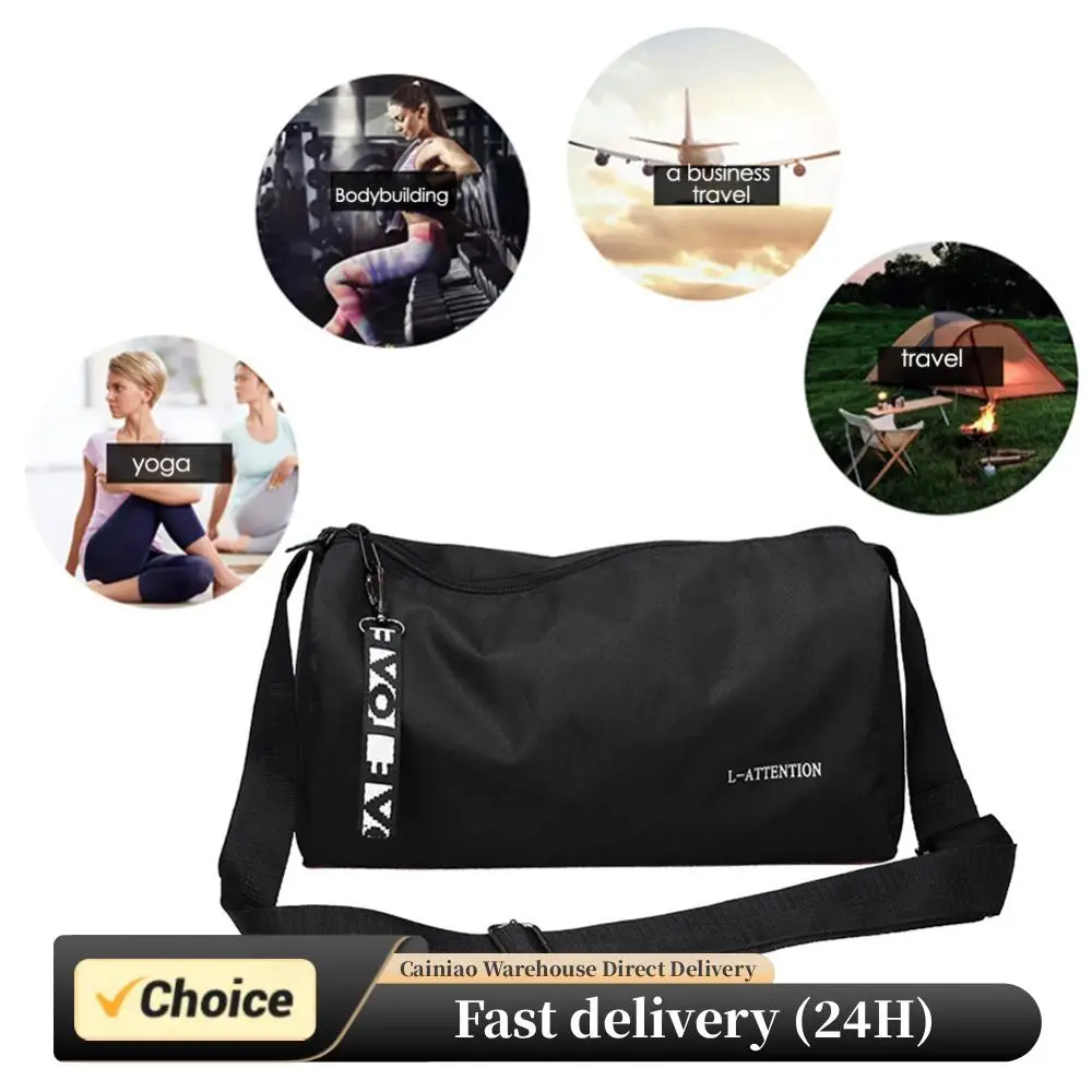 

Portable Outdoor Fitness Gym Bags Multifunction Fashion Sport Gym Storage Bag 600D Nylon Adjustable Strap for Weekend Training