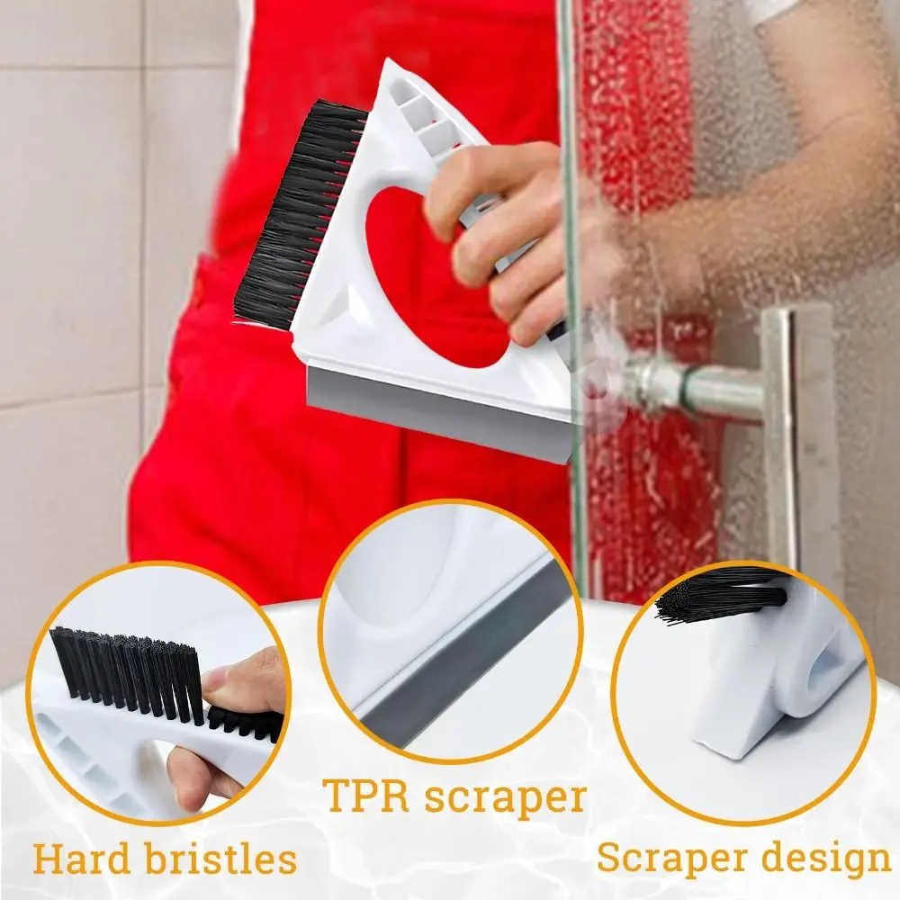 

Multi-Functional Multi-function Brush Versatile Triangle Shape Triangle Cleaning Brush For Tight Spaces Removing Debris