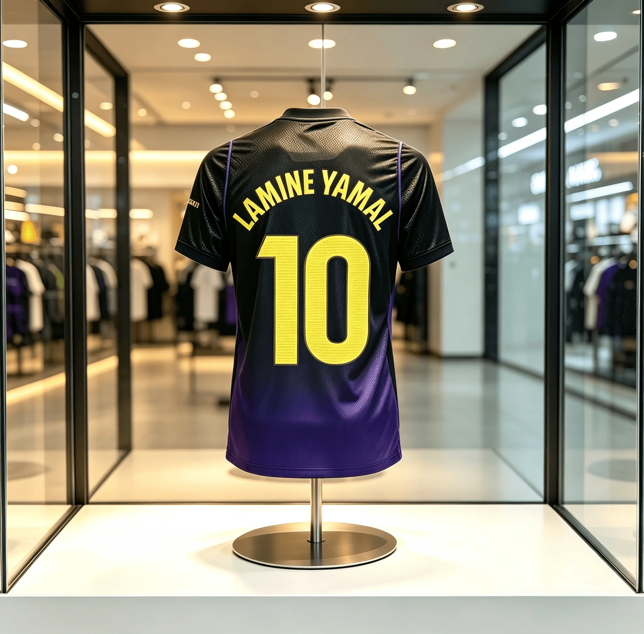 3D Soccer Yamal No10 2026-2027 Club Hollow Shirt Sport Jersey 2026Summer Men Women Sport Shirt Breathable Quick-Drying Y2K Style