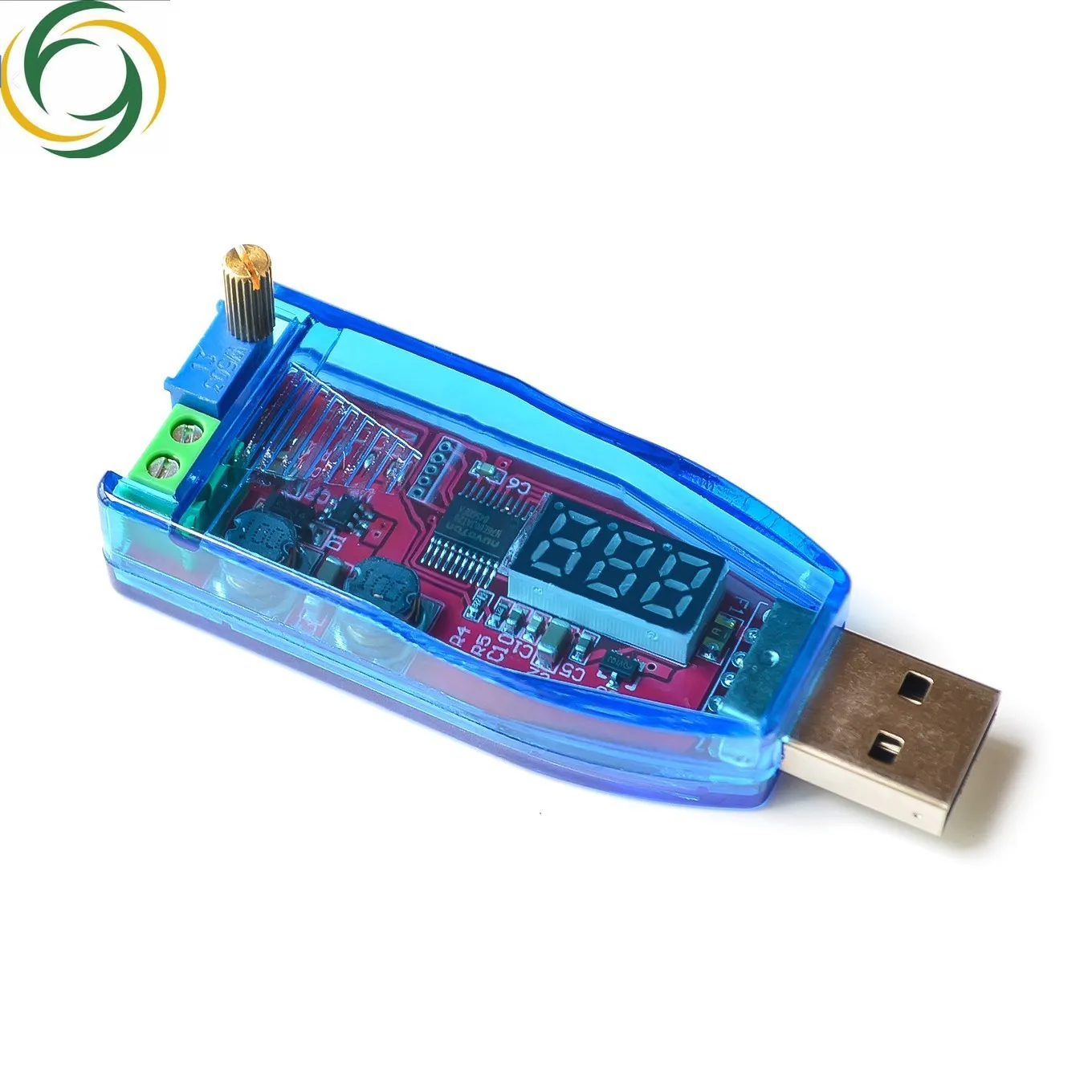 DC-DC 5V to 3.3V 9V 12V 24V USB Step UP / Down Power Supply Module Adjustable Boost Buck Converter Out DC 1.0V-24V With Case