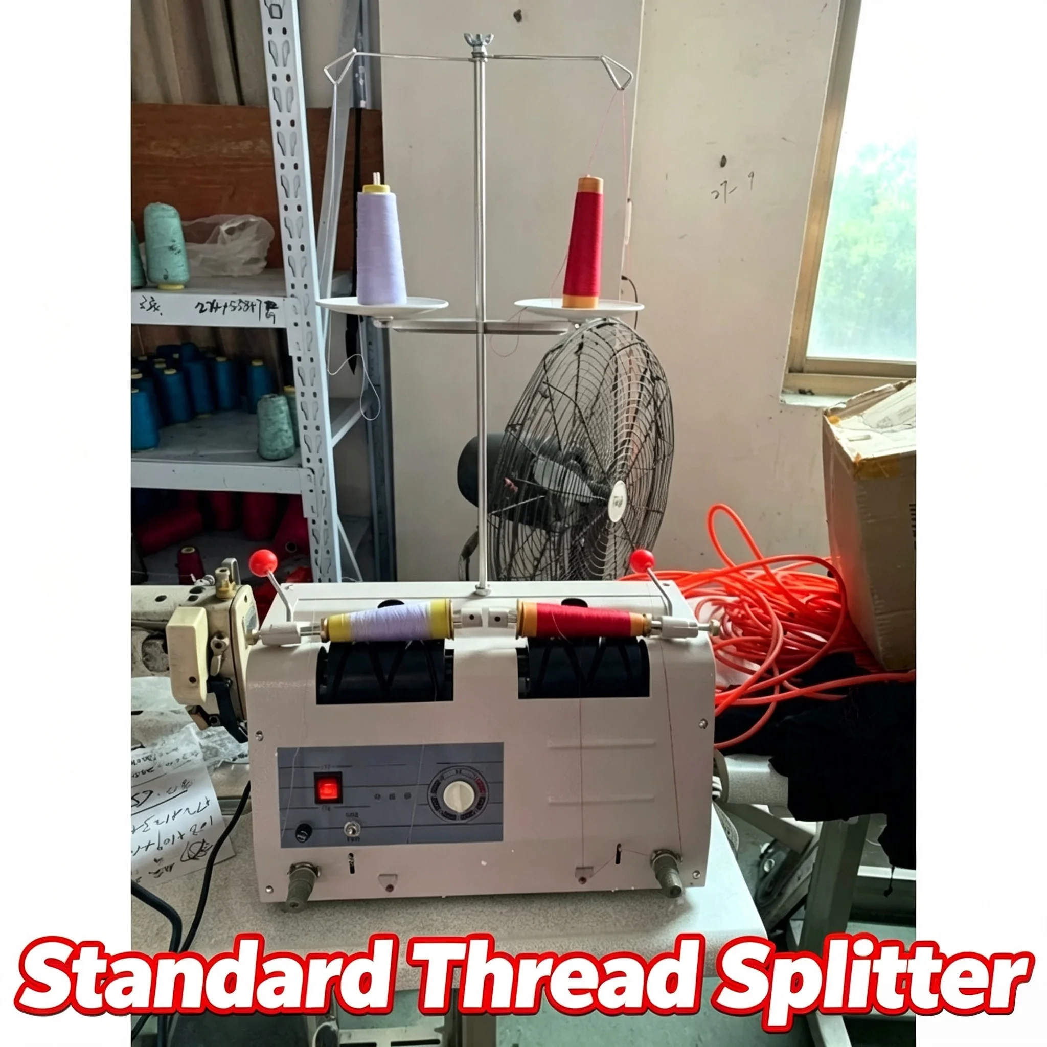 Automatic Computer Thread Distributor Winding Machine Sewing Thread Rewinder Embroidery Thread Divider with Display Screen Threa
