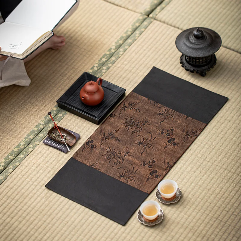 xiangyunsha-fabric-tea-table-runner-waterproof-heat-resistant-mat-zen-double-sided-kung-fu-tea-home-tabletop-decor-craft
