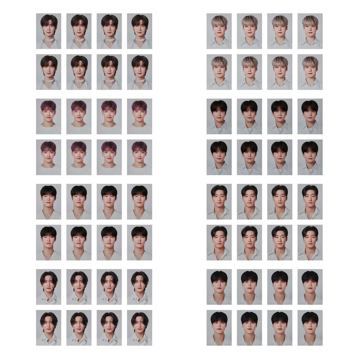 

ATEEZ Nacific Surrounding ID One Inch Passport Photo, SEONG HWA