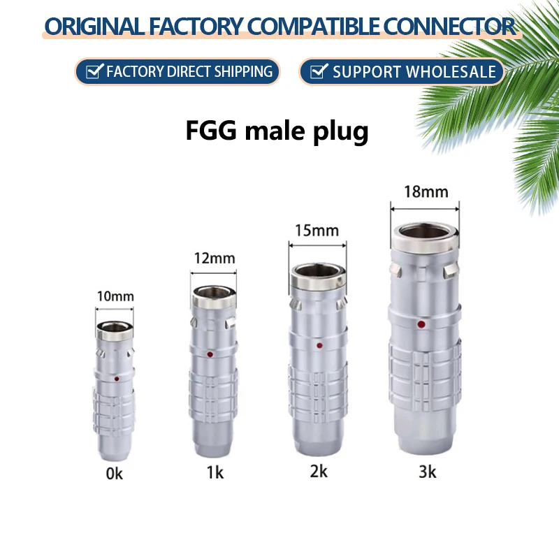 0K.1K.2K.FGG.PHG Plug. Socket. 2.3.4.5.6.7.8.10.12.14.16.18.19.26.32 Pin with Cable Used for Information and Sound Video Transmi