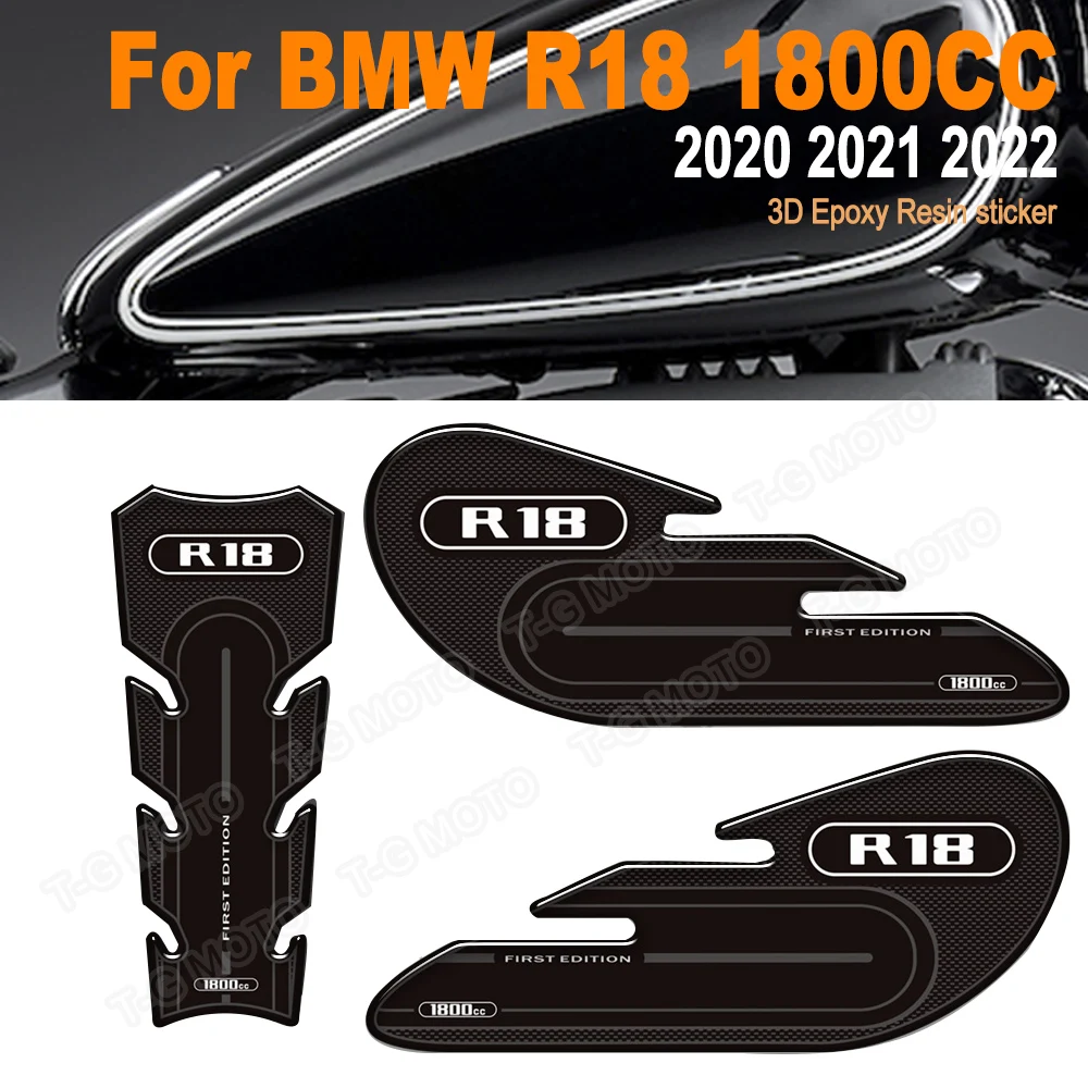 

R18 Motorcycle Stickers Fuel Tank Pad Protector Sticker Decals Kit For BMW R18 R 18 1800CC 1800 CC 2020 2021 2022