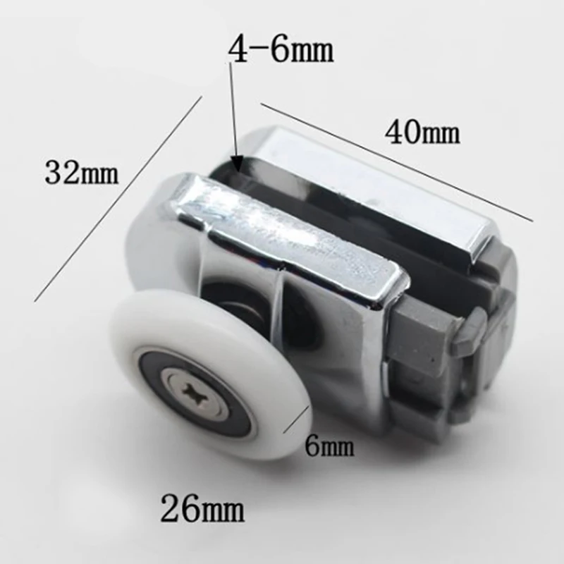 Door Rollers Runners Wheels Shower Door Rollers Pulleys Replacement Door Rollers For Bathroom Fixture Hardware Upper Bottom