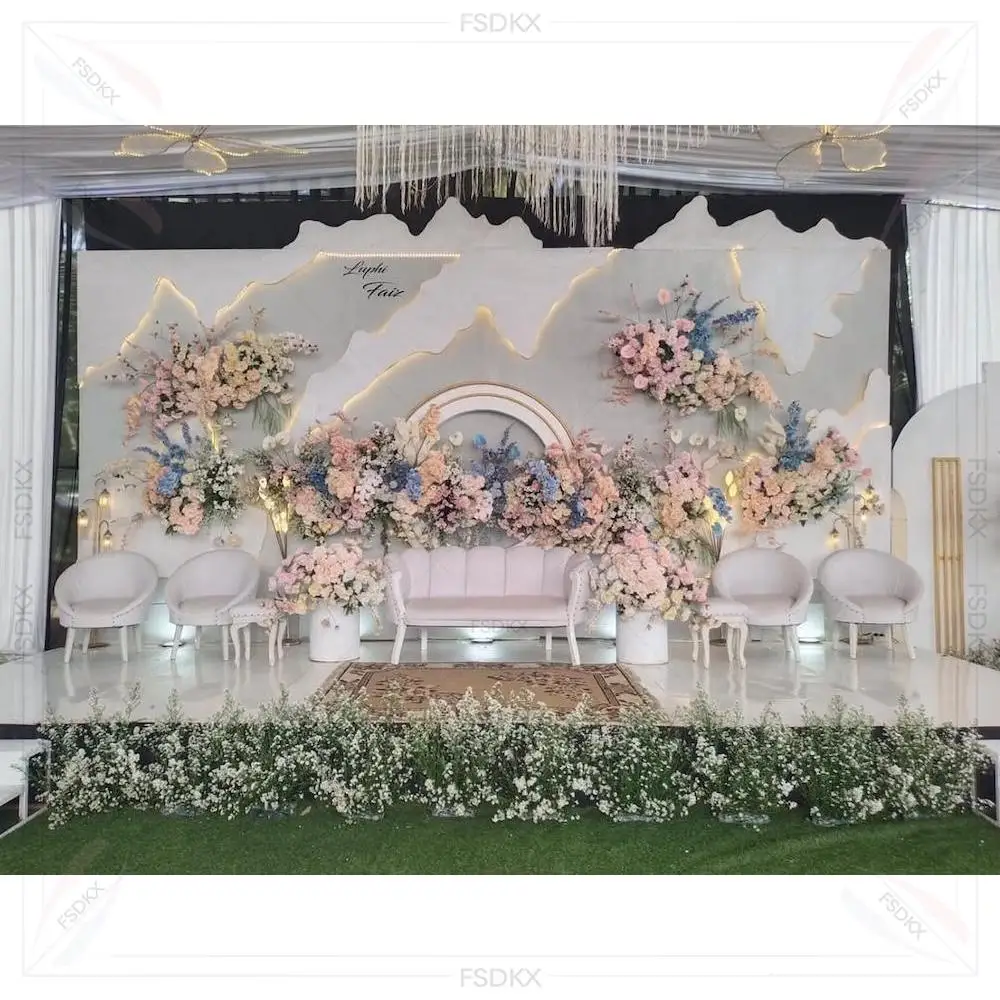 

Custom Color and Size Wedding Backdrop Wedding Arch for Wedding Birthday Party Decoration
