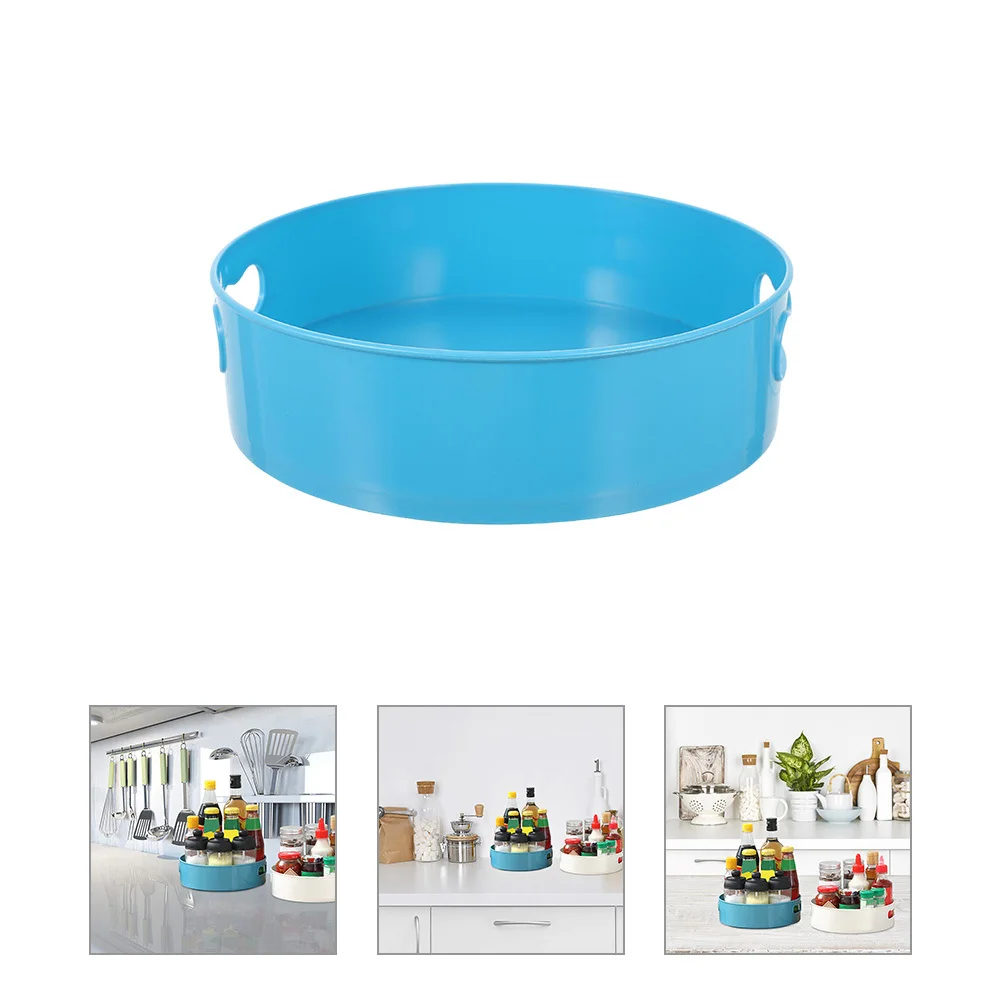 

Turntable Spice Rack Rotating Organizer Kitchen Seasoning Holder Cabinet Storage Tray Kitchen Spice Organizer Rotatable