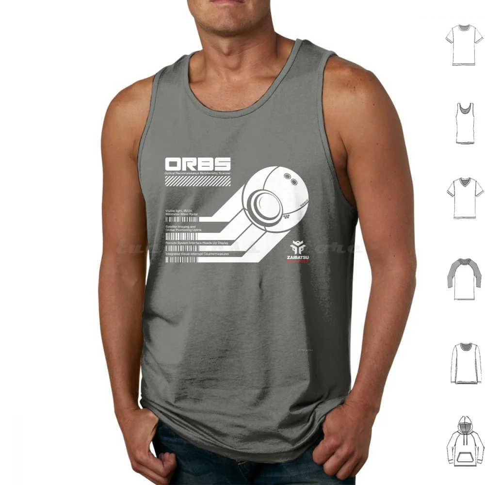 Orbs-T-Shirts & Cases Tank Tops Vest Sleeveless Sprawl Neuromancer Future Augment Ex