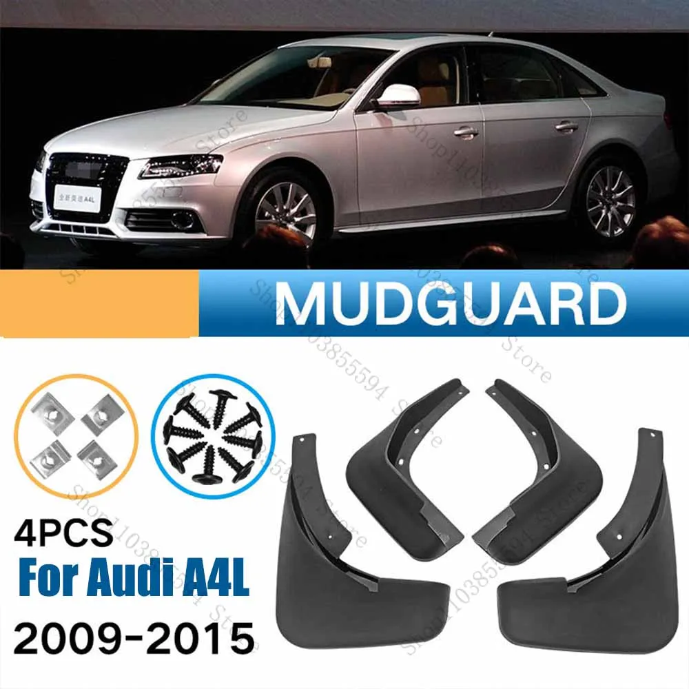 

Mudguard For Audi A4L 2009-2015 Front Rear Mudflaps Mud Flap Mudguards Accessories Auto Styline Splash Guard Fender