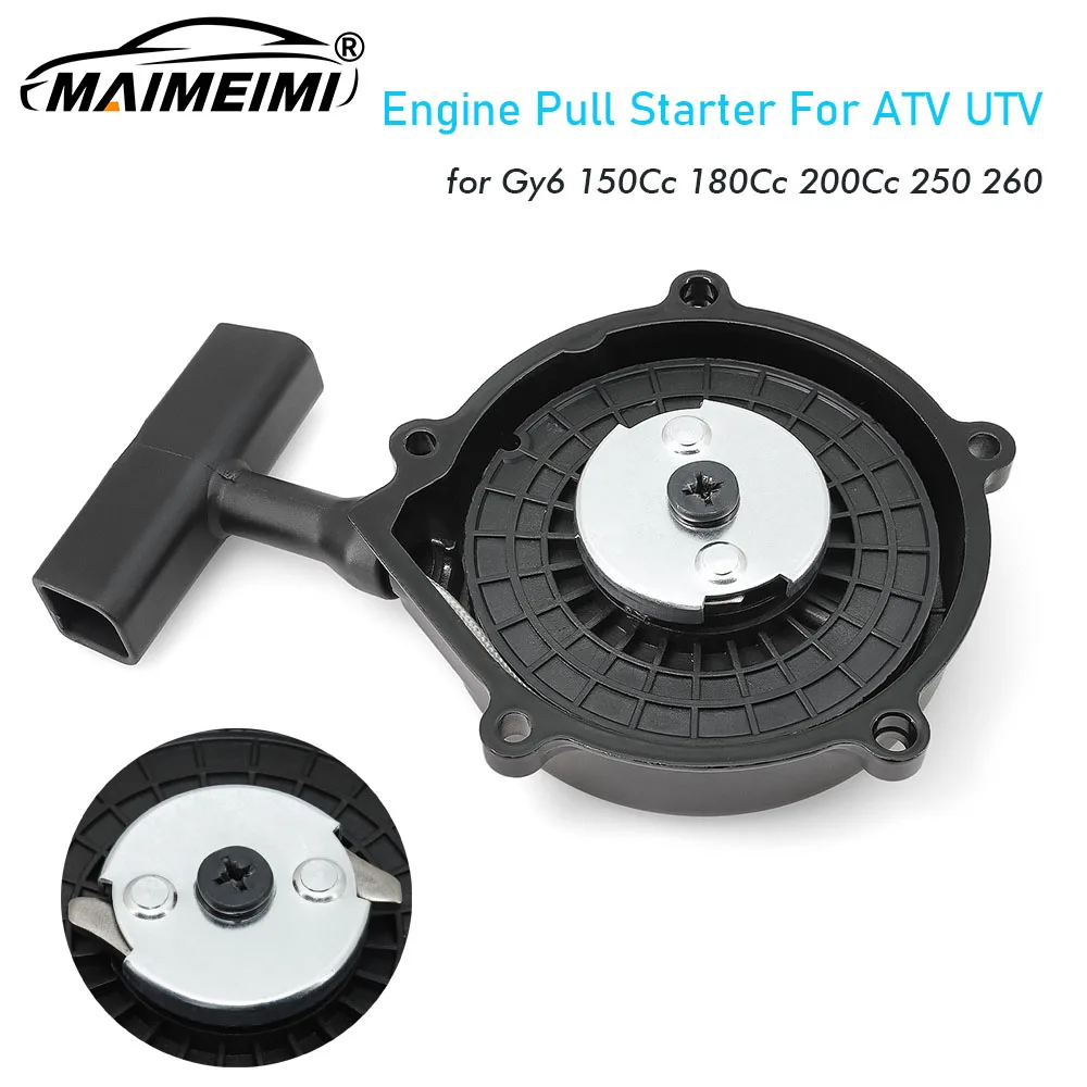

1PC Engine Pull Starter Fit for Gy6 150Cc 180Cc 200Cc 250 260 engine traction starter Jinlang Jinling JLA-925E JLA-931E ATV UTV