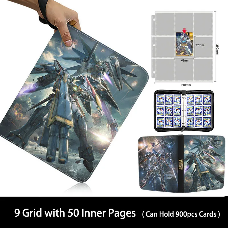 gundam card binder MOBILE SUIT G 12-Pocket Trading Card Album – Mana Moon main image 0