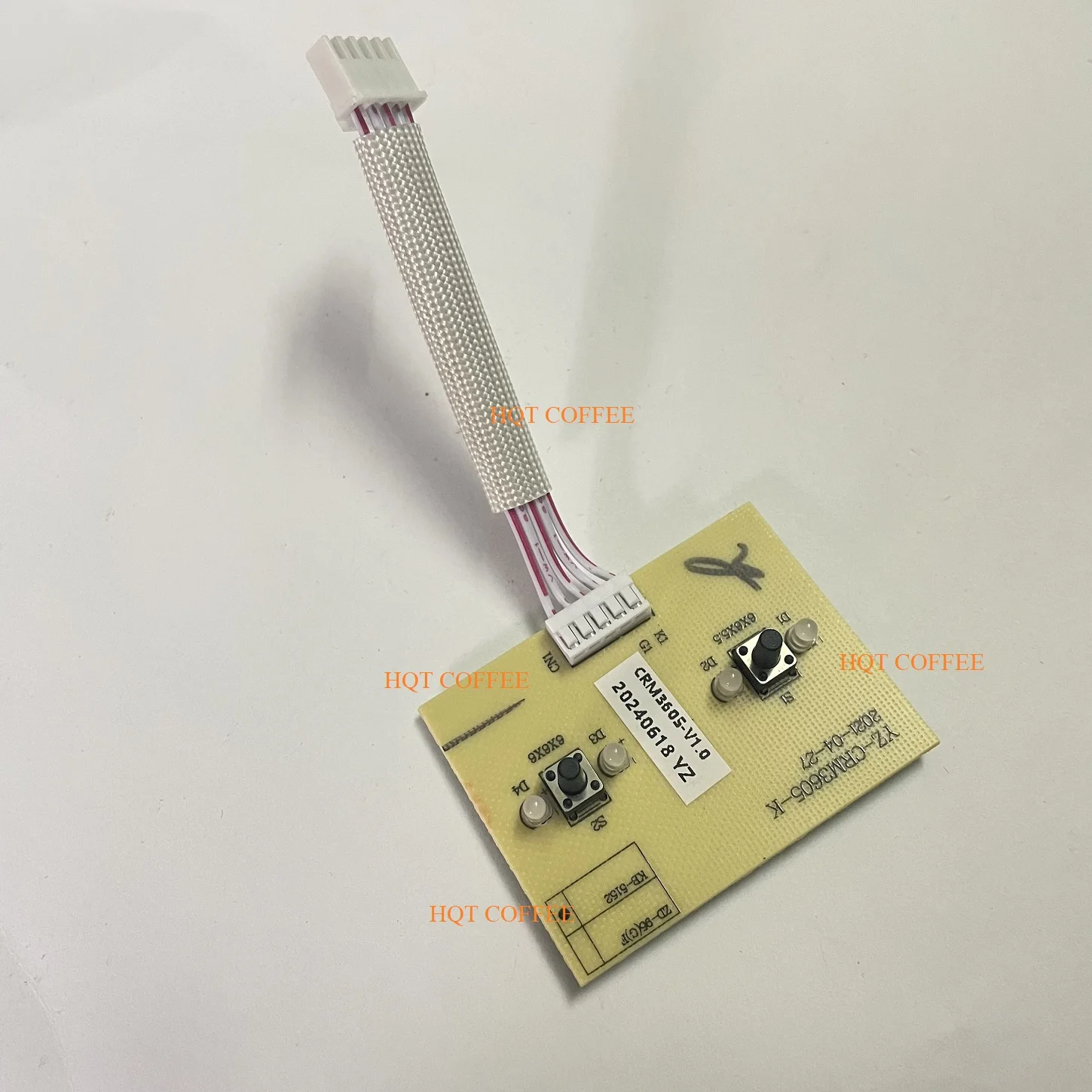 

Gemilai Espresso Machine Control Panel PCBA Display Screen Part ASSY Compatible with CRM-3120 CRM-3605 CRM-3101 3201 3100E