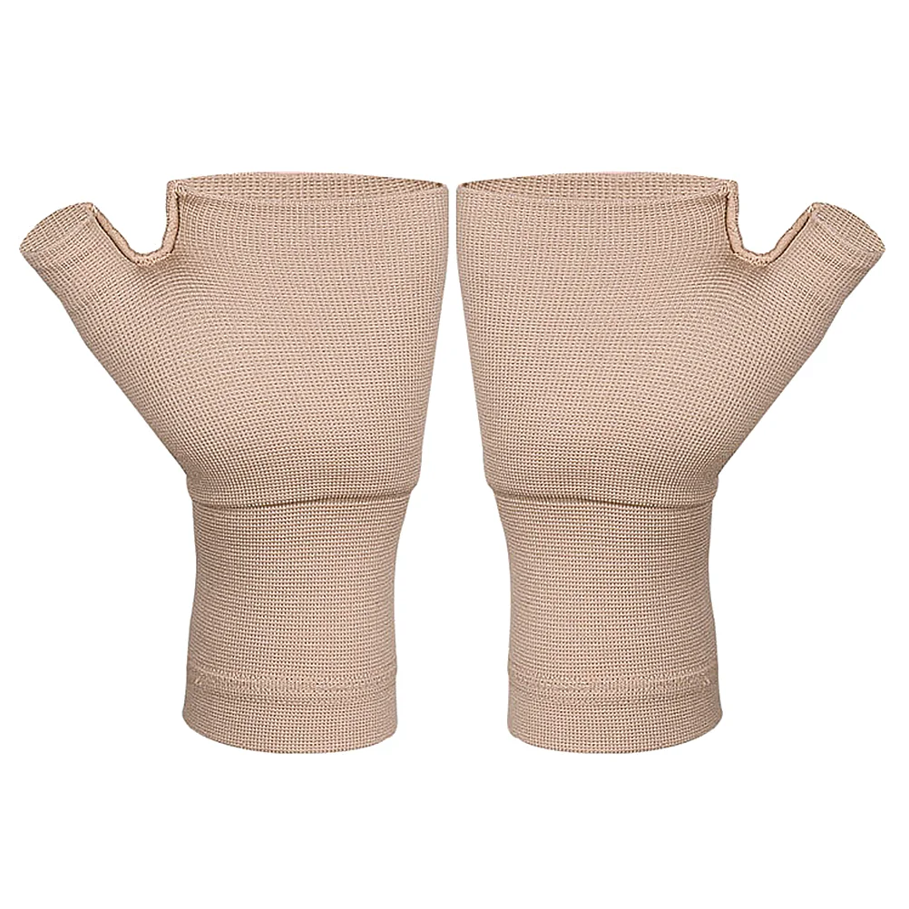 Wrist Guard Hand Pressure Gloves Thumb Brace Carpal Tunnel Spandex 20% Nylon 80% Fingerless Mittens Support for Tendonitis