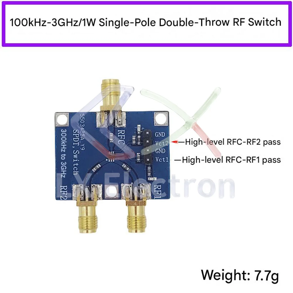 RF Switch Single-Pole Double-Throw RF Switch AS179-92LF/1W Microwave Switch  1pcs/Lot