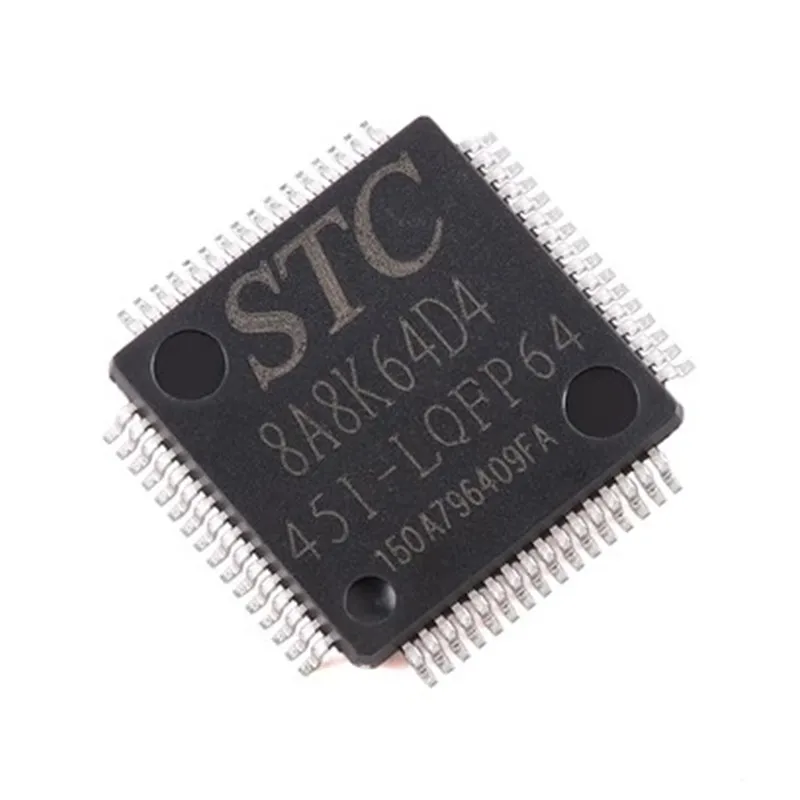 Original microprocessador autêntico chip, STC12C5204AD-35I-LQFP32 Ch 1T 8051, 5pcs