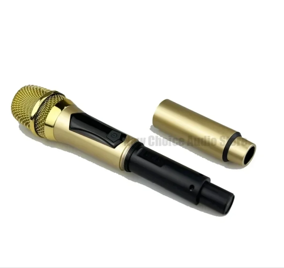 

One Drive Two Wireless Microphone for Recording Studios Karaoke Stage Speeches Wedding Performance Live Broadcast Anti-whistling