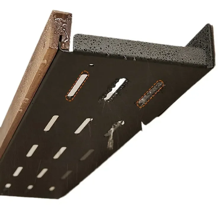 Drewniany stojak kuchenny naścienny, bez dziurkacza, stojak do przechowywania desek przyprawowych, organizer kuchenny, akcesoria kuchenne