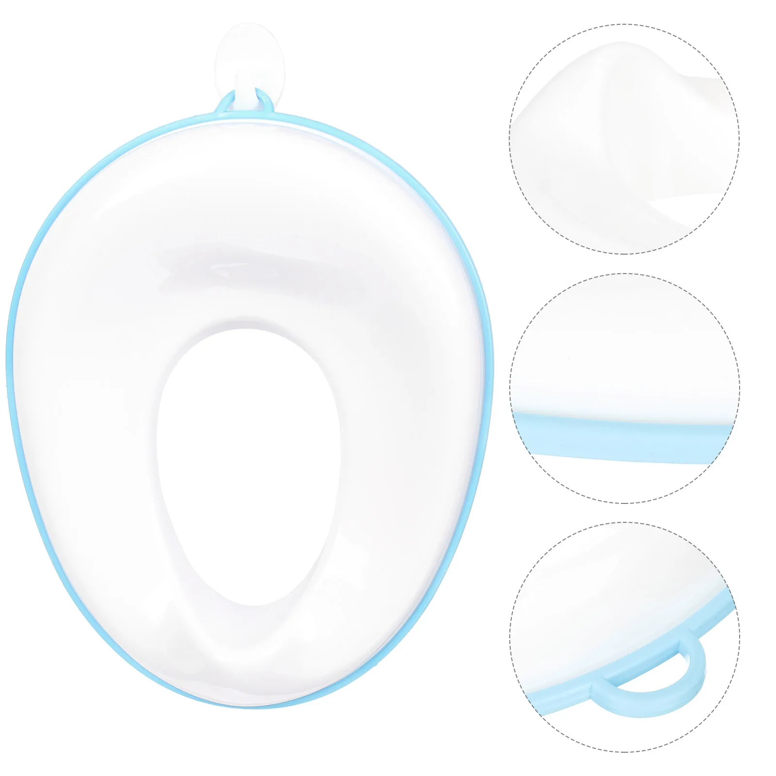 

Childrens Toilet Trainer Rings Portable Potty Seat for Toddlers Nonslip Pad Sanitary Safe Lightweight Easy to Grasp Travel