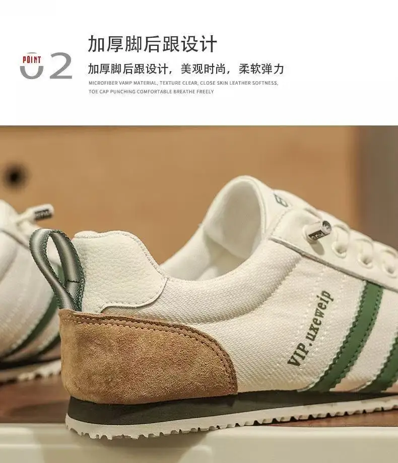 Modische Designer Casual Sneakers für Herren Flache Sneakers Bequeme Atmungsaktive Laufschuhe Outdoor Rutschfeste Herren Sportschuhe – Detail 6