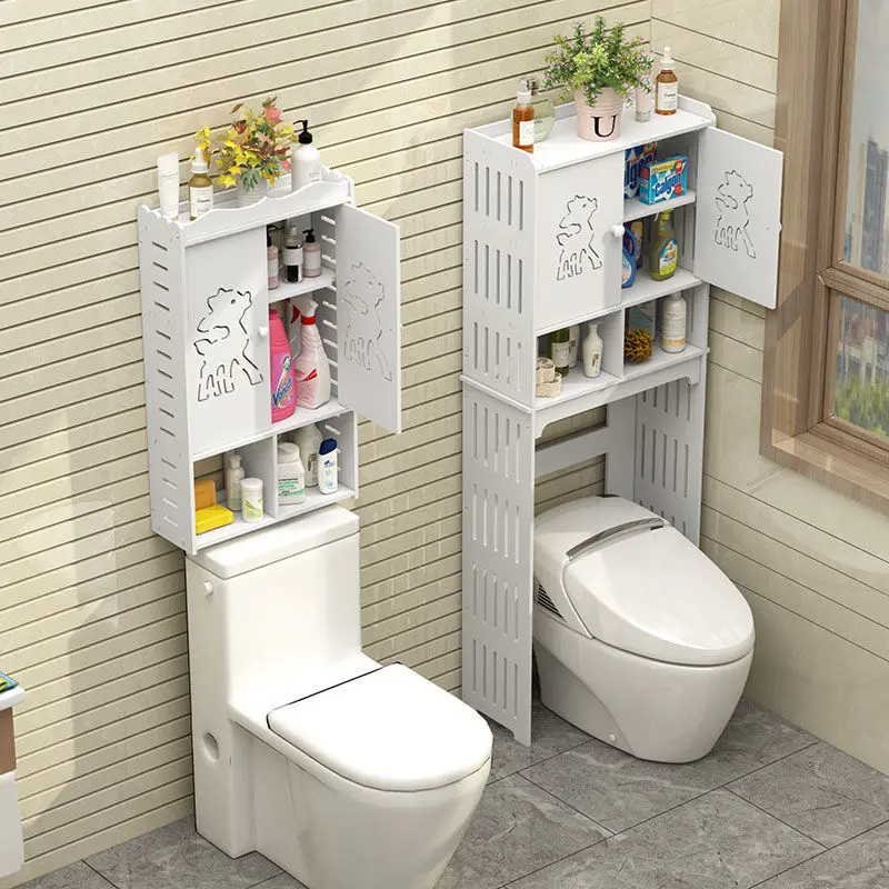 

Bathroom Wall Cabinet Wash Table Storage Wall-mounted Toilet Above Storage Rack Cabinet Locker Bathroom Cabinet