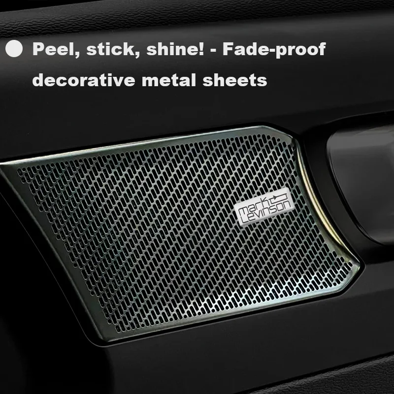 

new mark levrnson Badge aluminum 3D car audio stickers For Toyota Ford Honda Kia Opel Lada Nismo Fiat Nissan Seat Skoda Chery