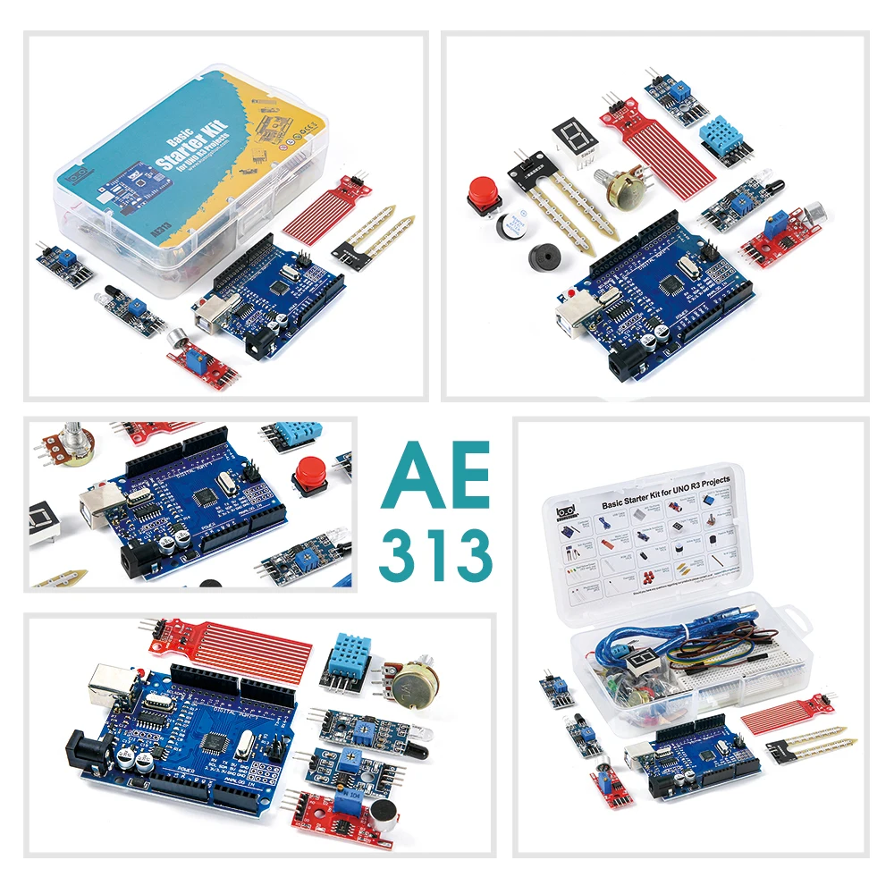 KUONGSHUN Starter Kit with Retail Box for School Kids Educational Programming Kit Educational Toys for arduino uno r3