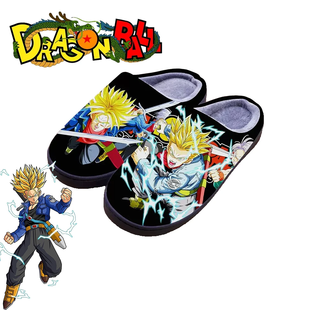 Dragon Ball Winter Warm Indoor Slippers Anime Torankusu Cospaly Shoes For Men Women Boy Girl Slippers Halloween Gift