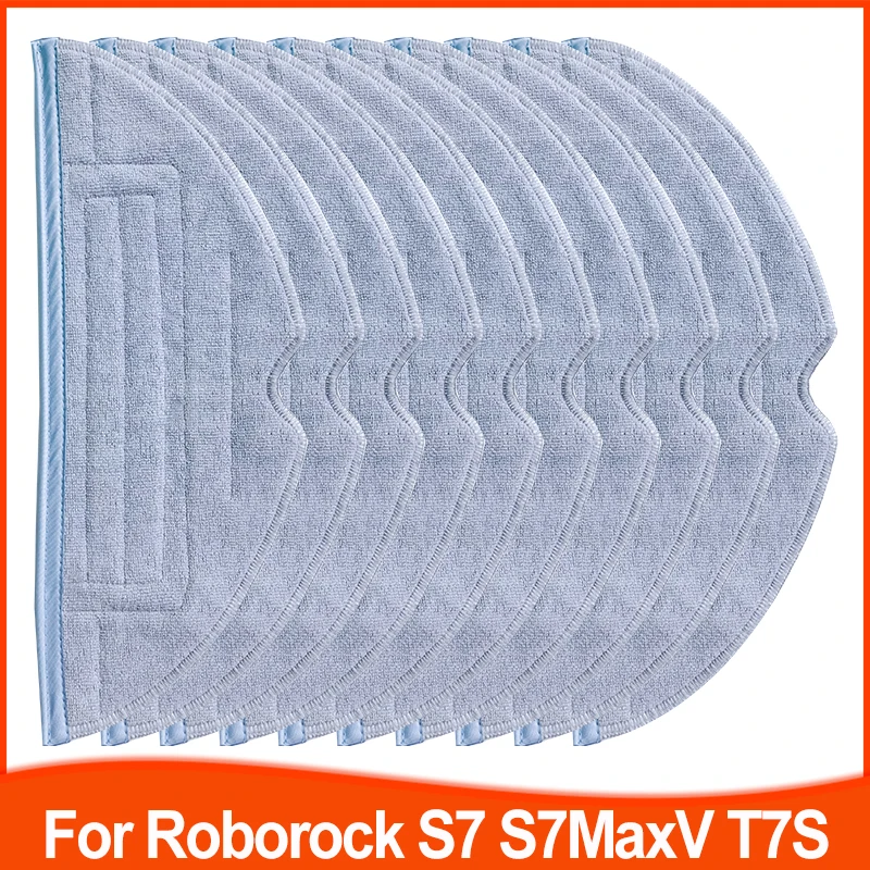 Cleaning Pads for Roborock S7 S7 Max S7 Maxv T7S T7S Plus G10 Vacuum Cleaner Accessories S7 Microfiber Clean Mop Clothes